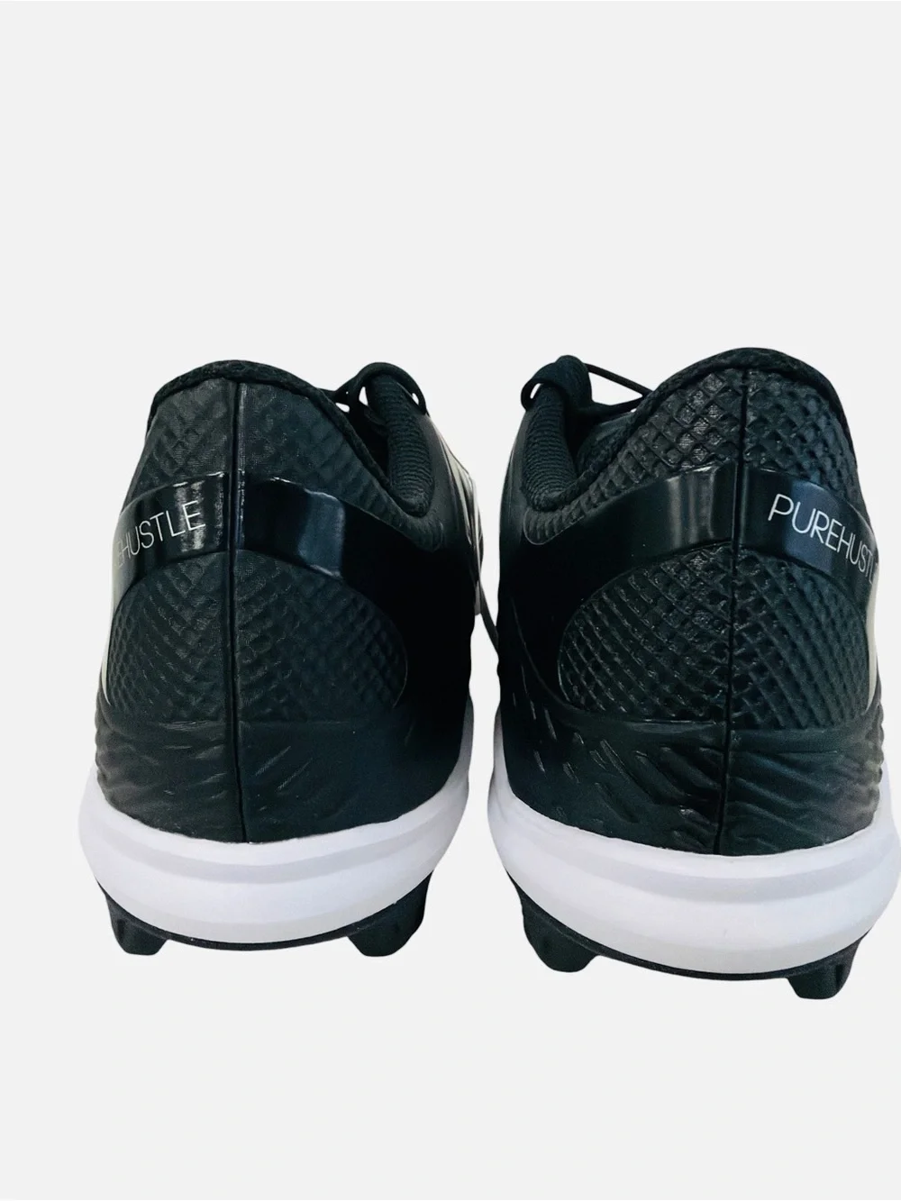 Adidas Women's Purehustle 3 Mid Sneaker, Softball Cleats Black/Silver Size 12.5